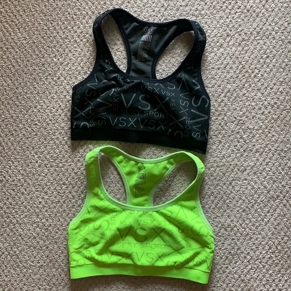 Victorias Secret Racerback Sports Bras (S/P)